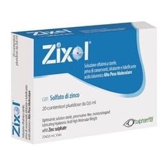 Niisutavad silmatilgad Zixol, 20 tk, 0,6 ml hind ja info | Silmatilgad | kaup24.ee