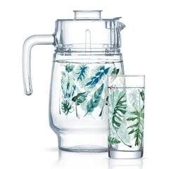 Luminark komplekt külmadele jookidele Tropical Foliage, 7-osaline цена и информация | Стаканы, фужеры, кувшины | kaup24.ee