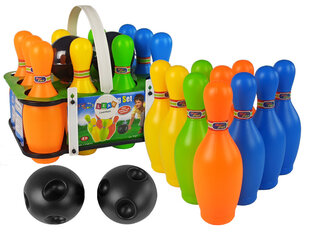 Värviline keeglikomplekt 10 tk hind ja info | Poiste mänguasjad | kaup24.ee