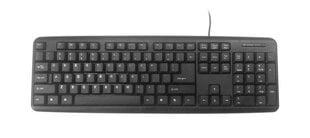 Gembird KB-U-103 цена и информация | Клавиатура с игровой мышью 3GO COMBODRILEW2 USB ES | kaup24.ee