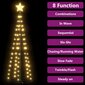 vidaXL koonusekujuline jõulupuu 70 sooja valget LEDi, 50 x 120 cm hind ja info | Kunstkuused | kaup24.ee