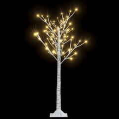 vidaXL jõulupuu 120 LEDi 1,2 m, soe valge paju, tuppa/õue hind ja info | Jõulukaunistused | kaup24.ee