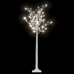 vidaXL jõulupuu 140 LEDi 1,5 m, külm valge paju, tuppa/õue hind ja info | Jõulukaunistused | kaup24.ee