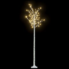 vidaXL jõulupuu 200 LEDi 2,2 m, soe valge paju, tuppa/õue цена и информация | Рождественские украшения | kaup24.ee