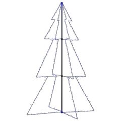 vidaXL koonusekujuline jõulupuu 240 LEDi, tuppa ja õue, 118x180 cm hind ja info | Jõulukaunistused | kaup24.ee