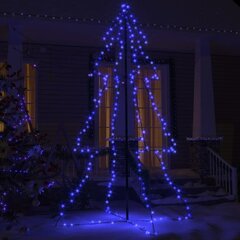 vidaXL koonusekujuline jõulupuu 240 LEDi, tuppa ja õue, 118x180 cm цена и информация | Декорации | kaup24.ee