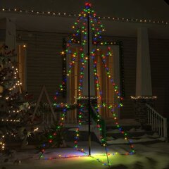vidaXL koonusekujuline jõulupuu 240 LEDi, tuppa ja õue, 118x180 cm цена и информация | Декорации | kaup24.ee