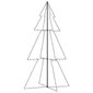 vidaXL koonusekujuline jõulupuu 300 LEDi, tuppa ja õue, 120x220 cm hind ja info | Jõulukaunistused | kaup24.ee