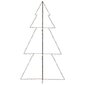 vidaXL koonusekujuline jõulupuu 300 LEDi, tuppa ja õue, 120x220 cm цена и информация | Jõulukaunistused | kaup24.ee