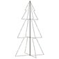 vidaXL koonusekujuline jõulupuu 300 LEDi, tuppa ja õue, 120x220 cm hind ja info | Jõulukaunistused | kaup24.ee