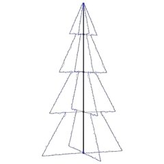 vidaXL koonusekujuline jõulupuu 360 LEDi, tuppa ja õue, 143x250 cm hind ja info | Jõulukaunistused | kaup24.ee