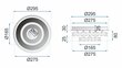 LED laevalgusti Crystal Round Double, 3000K цена и информация | Laelambid | kaup24.ee