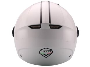 Rolleri kiiver Moda valge + tasuta kingitus цена и информация | Шлемы для мотоциклистов | kaup24.ee
