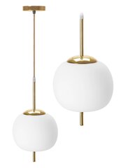 Rippvalgusti Modern Apple, White/Gold hind ja info | Rippvalgustid | kaup24.ee