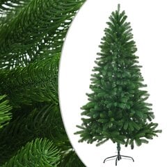 vidaXL kunstkuusk LEDide ja kuulidega, 150 cm, roheline цена и информация | Новогодние елки | kaup24.ee