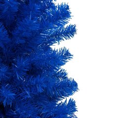 vidaXL kunstkuusk LEDide ja kuulidega, sinine, 180 cm, PVC hind ja info | Kunstkuused | kaup24.ee