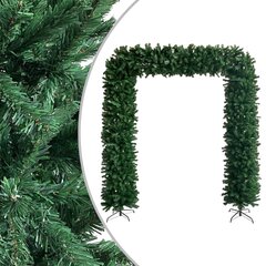 vidaXL jõulupuu kaar LEDide ja kuulidega, roheline, 240 cm hind ja info | Jõulukaunistused | kaup24.ee