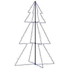 vidaXL koonusekujuline jõulupuu 200 LEDi, tuppa ja õue, 98x150 cm hind ja info | Jõulukaunistused | kaup24.ee