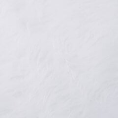 vidaXL jõulupuu alune lina, valge, 150 cm, kunstkarusnahk цена и информация | Рождественские украшения | kaup24.ee