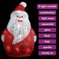vidaXL LEDidega akrüülist jõuluvana kuju, tuppa/õue, 28 cm цена и информация | Jõulukaunistused | kaup24.ee