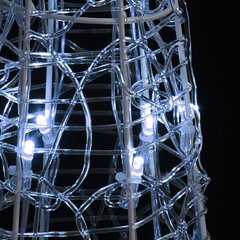 vidaXL akrüülist valguspüramiid, LED-tuli, koonus, külm valge 90 cm цена и информация | Декорации | kaup24.ee