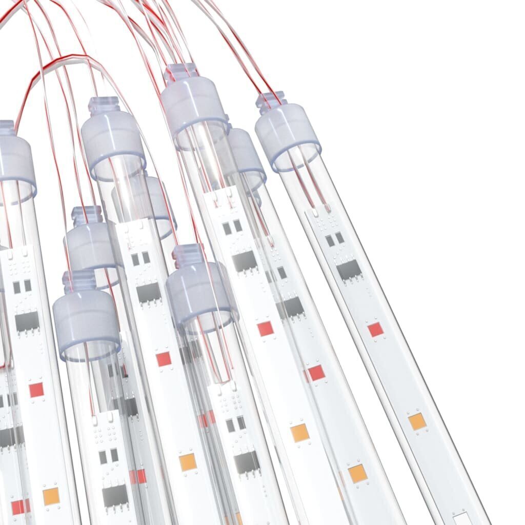 vidaXL meteoorvalgusti, 20 tk, 30 cm, värviline, 480 LEDi, tuppa/õue hind ja info | Jõulukaunistused | kaup24.ee