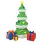 vidaXL täispuhutav jõulupuu, LED, sise/välis-tingimusteks, 240 cm hind ja info | Peokaunistused | kaup24.ee