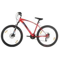 vidaXL mägiratas 21 käiguga 29'' ratas 48 cm raam, punane hind ja info | Jalgrattad | kaup24.ee