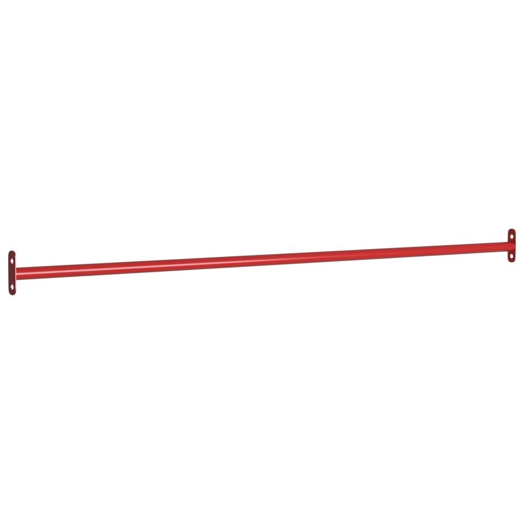 vidaXL turnimislatid, 2 tk, 125 cm, teras, punane hind ja info | Lõuatõmbekangid | kaup24.ee