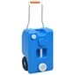 vidaXL ratastega veepaak matkamiseks 35 l, sinine цена и информация | Kompostrid, prügikonteinerid | kaup24.ee