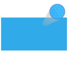 vidaXL kandilise basseini kate, 1200 x 600 cm, PE, sinine hind ja info | Basseinitehnika | kaup24.ee