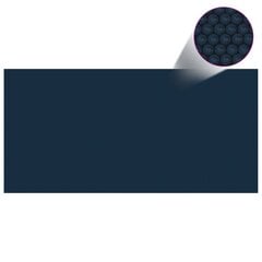 vidaXL ujuv PE ümmargune basseinikile, 450x220 cm, must ja sinine hind ja info | Basseinitehnika | kaup24.ee