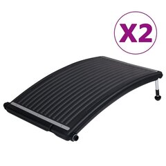 vidaXL kumer basseini päikesetoitel küttepaneel, 2 tk, 110 x 65 cm цена и информация | Аксессуары для бассейнов | kaup24.ee