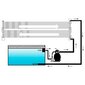 vidaXL basseini soojenduspaneel, 2 tk, 80 x 310 cm цена и информация | Basseinitehnika | kaup24.ee