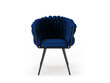 2-tooli komplekt Cosmopolitan Design Shirley, sinine hind ja info | Söögilaua toolid, köögitoolid | kaup24.ee