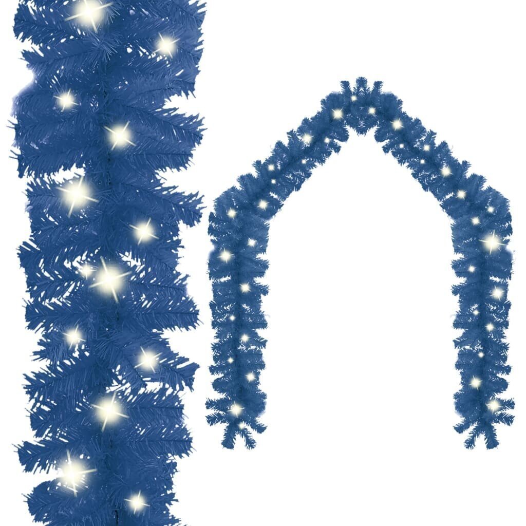 vidaXL jõuluvanik LED-tuledega, 10 m, sinine hind ja info | Peokaunistused | kaup24.ee