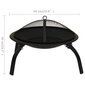 vidaXL kaks ühes tulease ja grill, 56x56x49 cm, teras hind ja info | Grillid | kaup24.ee