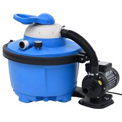 vidaXL liiva filterpump, sinine ja must, 385 x 620 x 432 mm 200 W 25 l цена и информация | Фильтры для бассейнов | kaup24.ee