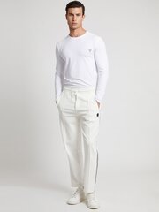 Мужская футболка с длинными рукавами Guess M1RI28*G011, белая цена и информация | Мужские футболки | kaup24.ee