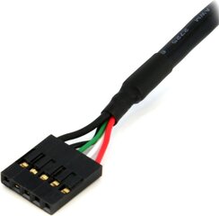 StarTech 24in Internal 5 pin USB IDC Motherboard Header Cable F/F цена и информация | Кабели и провода | kaup24.ee