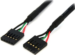 StarTech 24in Internal 5 pin USB IDC Motherboard Header Cable F/F цена и информация | Кабели и провода | kaup24.ee