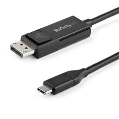 StarTech.com, USB C to DisplayPort, 2 m hind ja info | Kaablid ja juhtmed | kaup24.ee