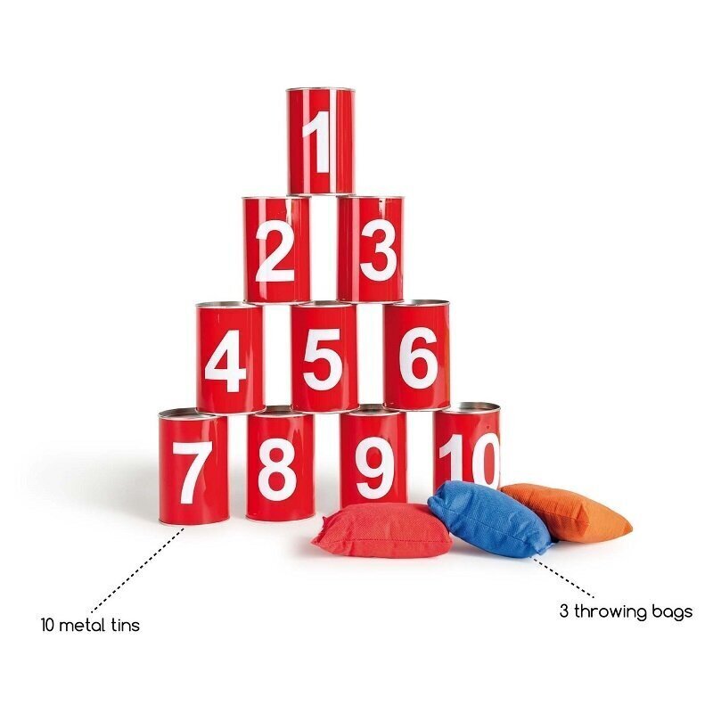 BS Toys Tin Throwing, punane hind ja info | Vabaõhumängud | kaup24.ee