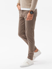Мужские брюки чинос Омбре P1059, бежевые цена и информация | Мужские брюки | kaup24.ee
