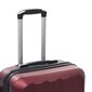 vidaXL kõvakattega kohver, 3 tk, veinipunane, ABS цена и информация | Kohvrid, reisikotid | kaup24.ee