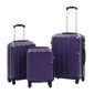 vidaXL kõvakattega kohver, 3 tk, lilla, ABS hind ja info | Kohvrid, reisikotid | kaup24.ee