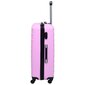 vidaXL kõvakattega kohver roosa ABS hind ja info | Kohvrid, reisikotid | kaup24.ee
