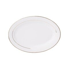 Ambitsion taldrik Aura Gold, 30.5 cm, valge цена и информация | Посуда, тарелки, обеденные сервизы | kaup24.ee