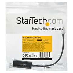 StarTech, CDP2DP14B, USB-C/DisplayPort цена и информация | Адаптер Aten Video Splitter 2 port 450MHz | kaup24.ee