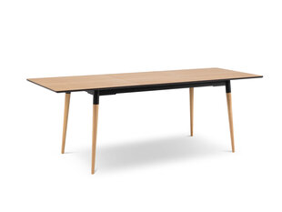 Раскладной стол Interests86 Claude 160x90 см, коричневый цена и информация | Кухонные и обеденные столы | kaup24.ee